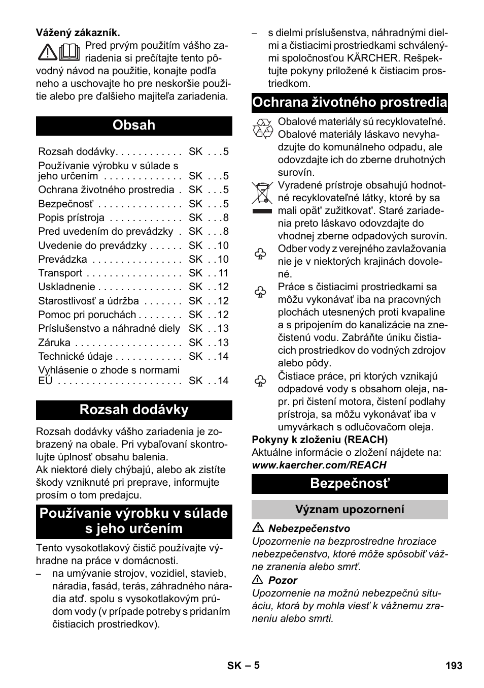 Karcher K 7 Premium User Manual | Page 193 / 288