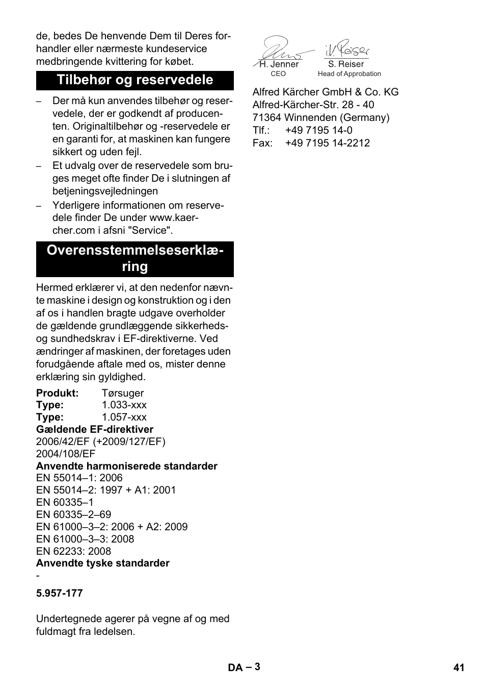 Karcher CV 38-2 User Manual | Page 41 / 124