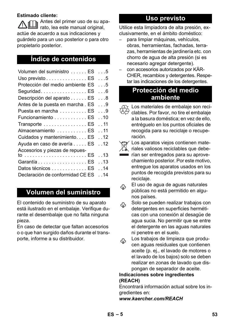 Karcher K 5 Compact User Manual | Page 53 / 278