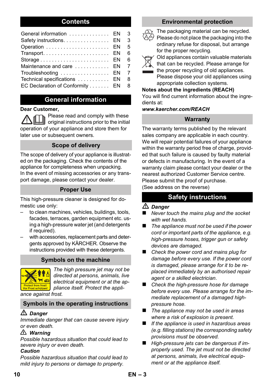 English, Nederlands | Karcher K 2 Basic User Manual | Page 10 / 180