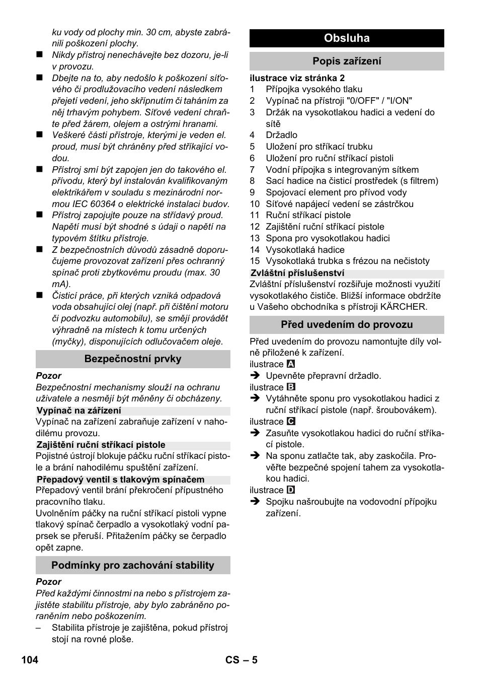 Karcher K 2 Basic User Manual | Page 104 / 180