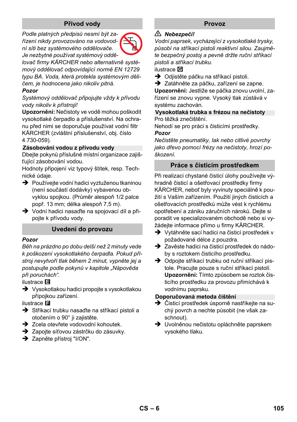 Karcher K 2 Basic User Manual | Page 105 / 180