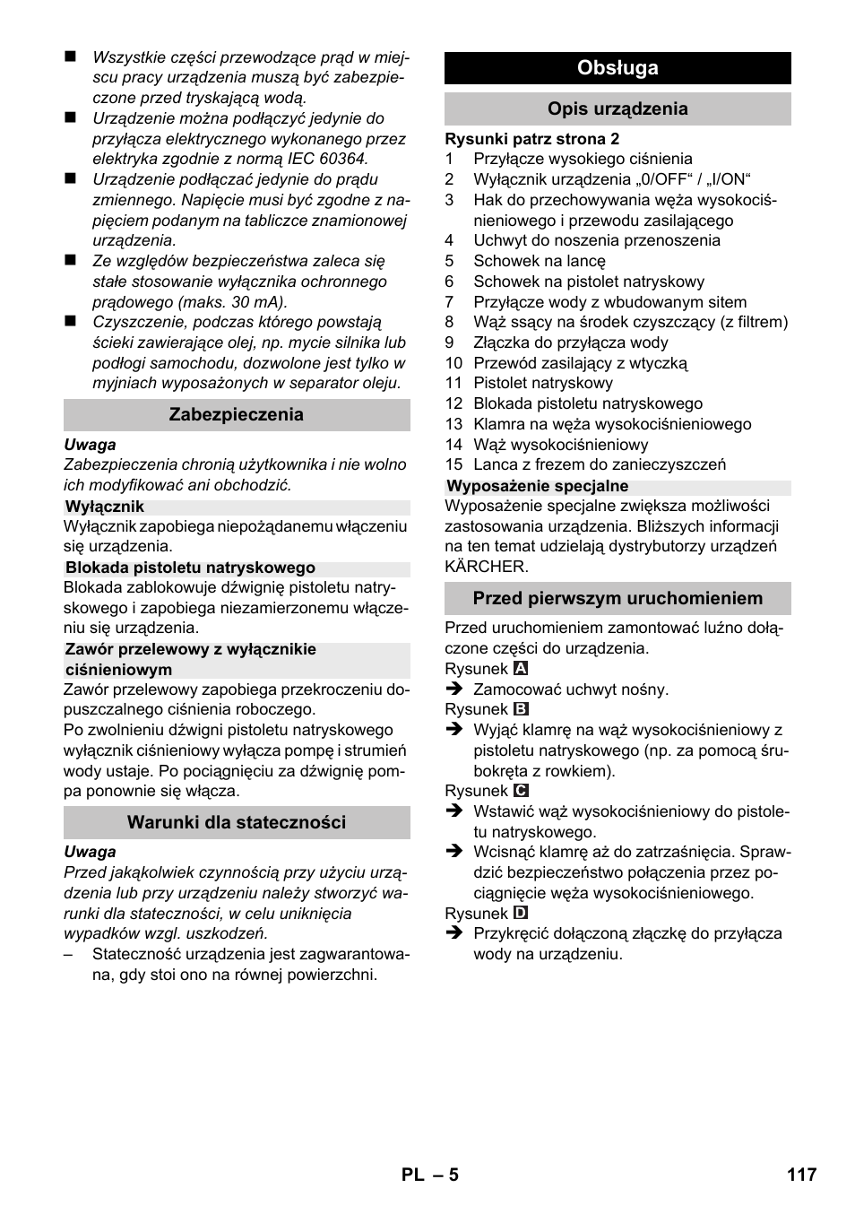 Karcher K 2 Basic User Manual | Page 117 / 180