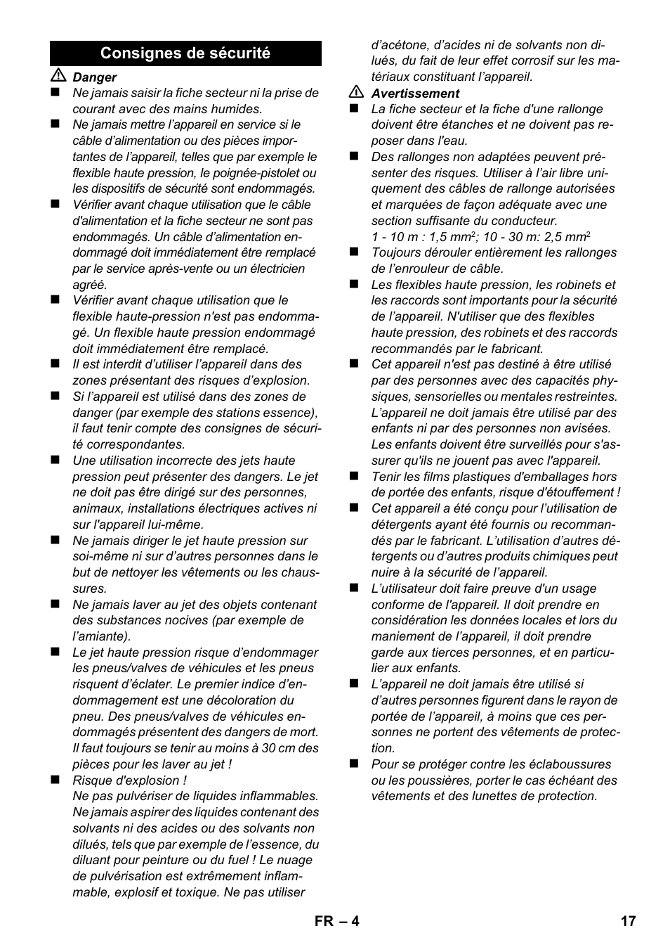 Karcher K 2 Basic User Manual | Page 17 / 180