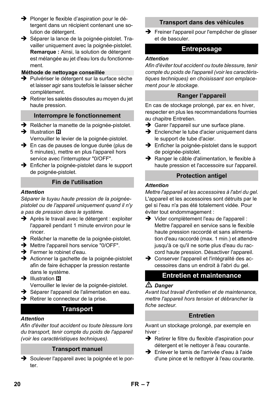 Karcher K 2 Basic User Manual | Page 20 / 180