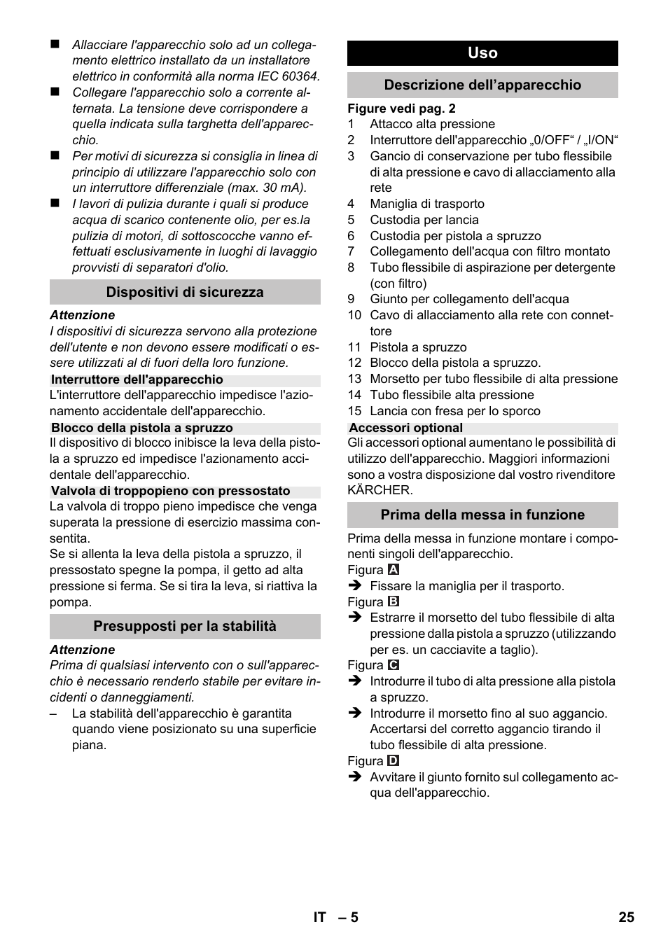 Karcher K 2 Basic User Manual | Page 25 / 180