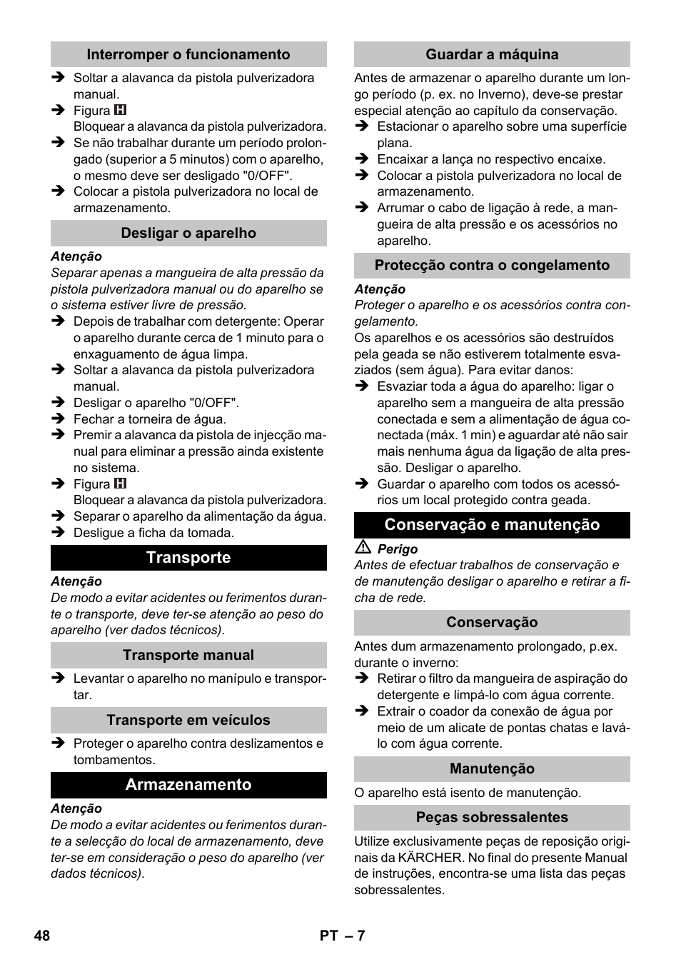 Karcher K 2 Basic User Manual | Page 48 / 180