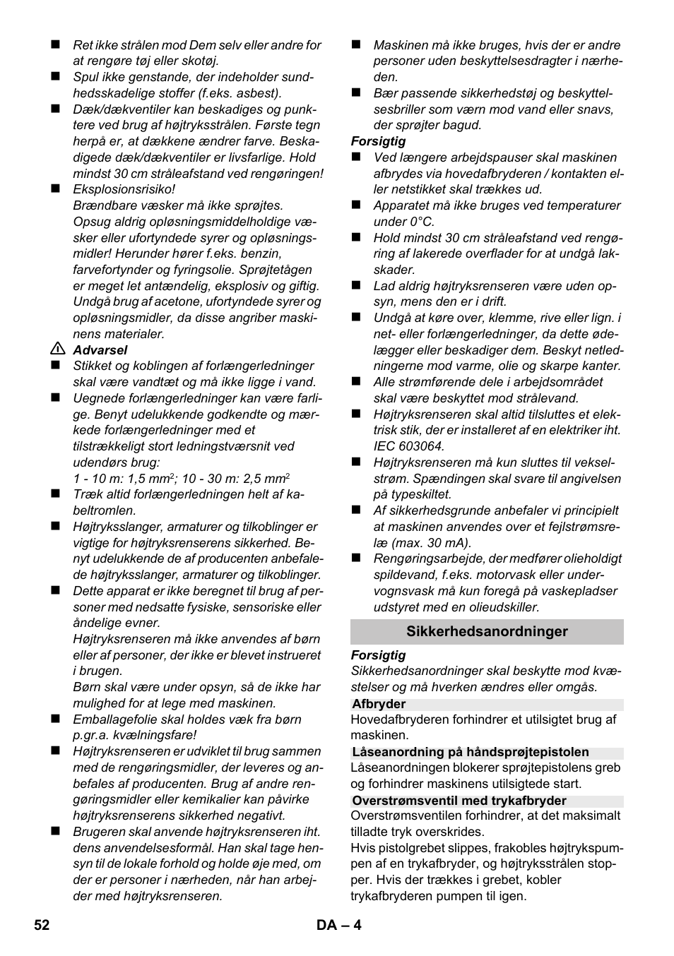 Karcher K 2 Basic User Manual | Page 52 / 180