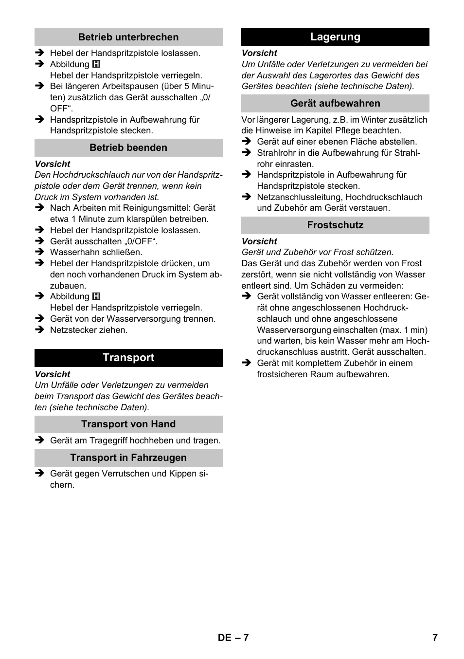 Karcher K 2 Basic User Manual | Page 7 / 180