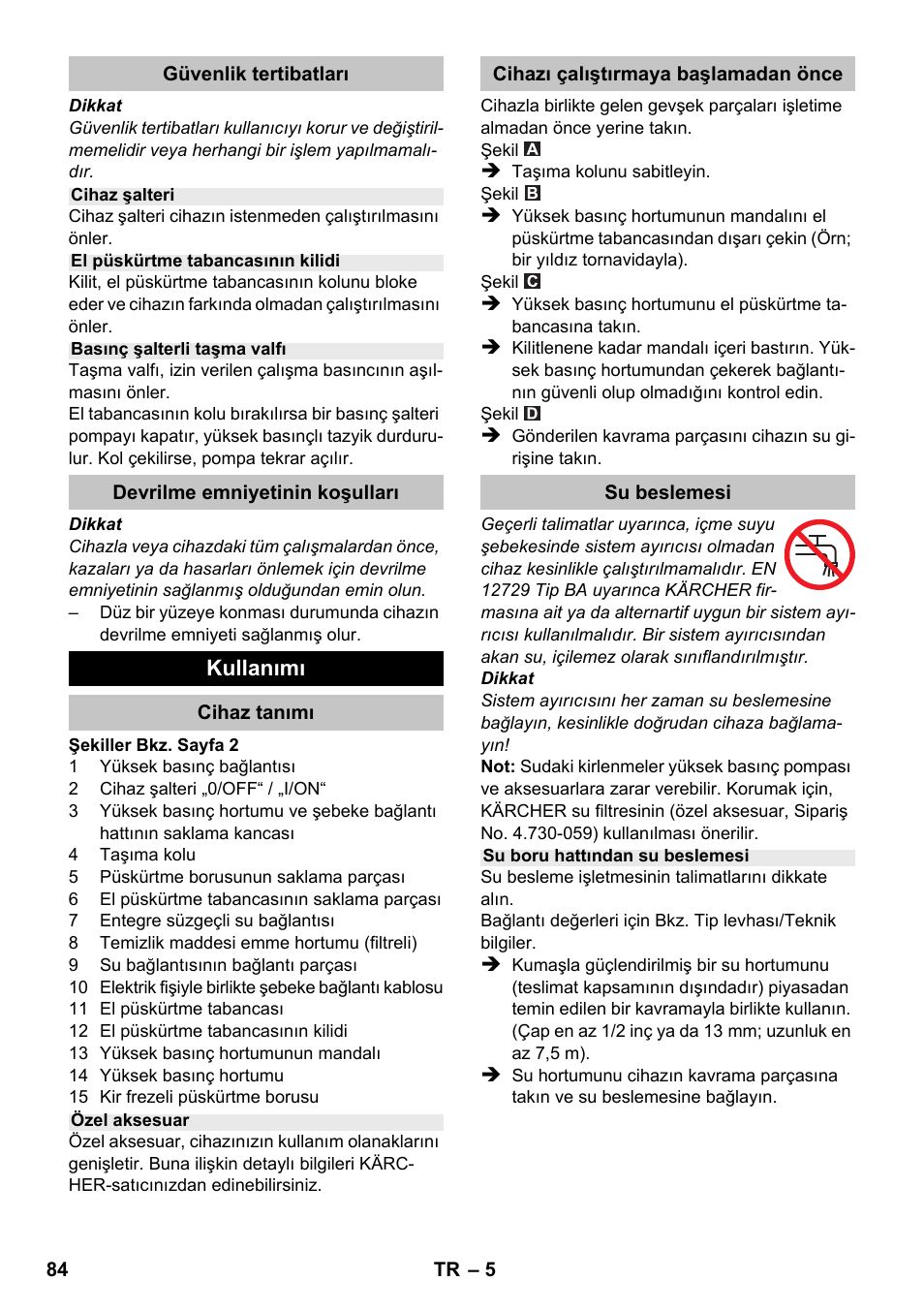 Karcher K 2 Basic User Manual | Page 84 / 180