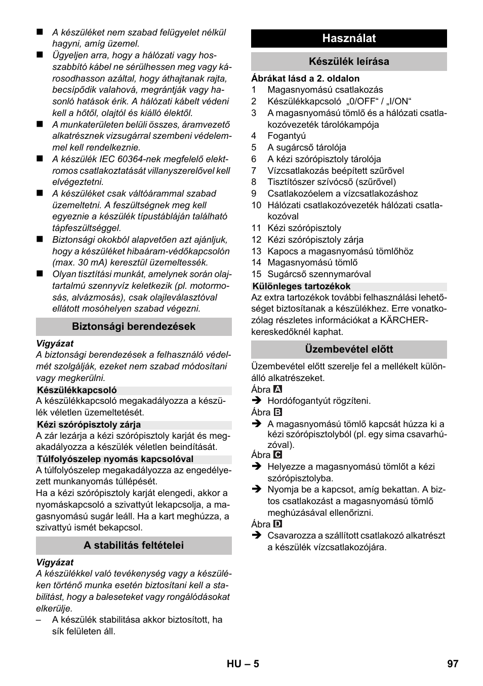 Karcher K 2 Basic User Manual | Page 97 / 180