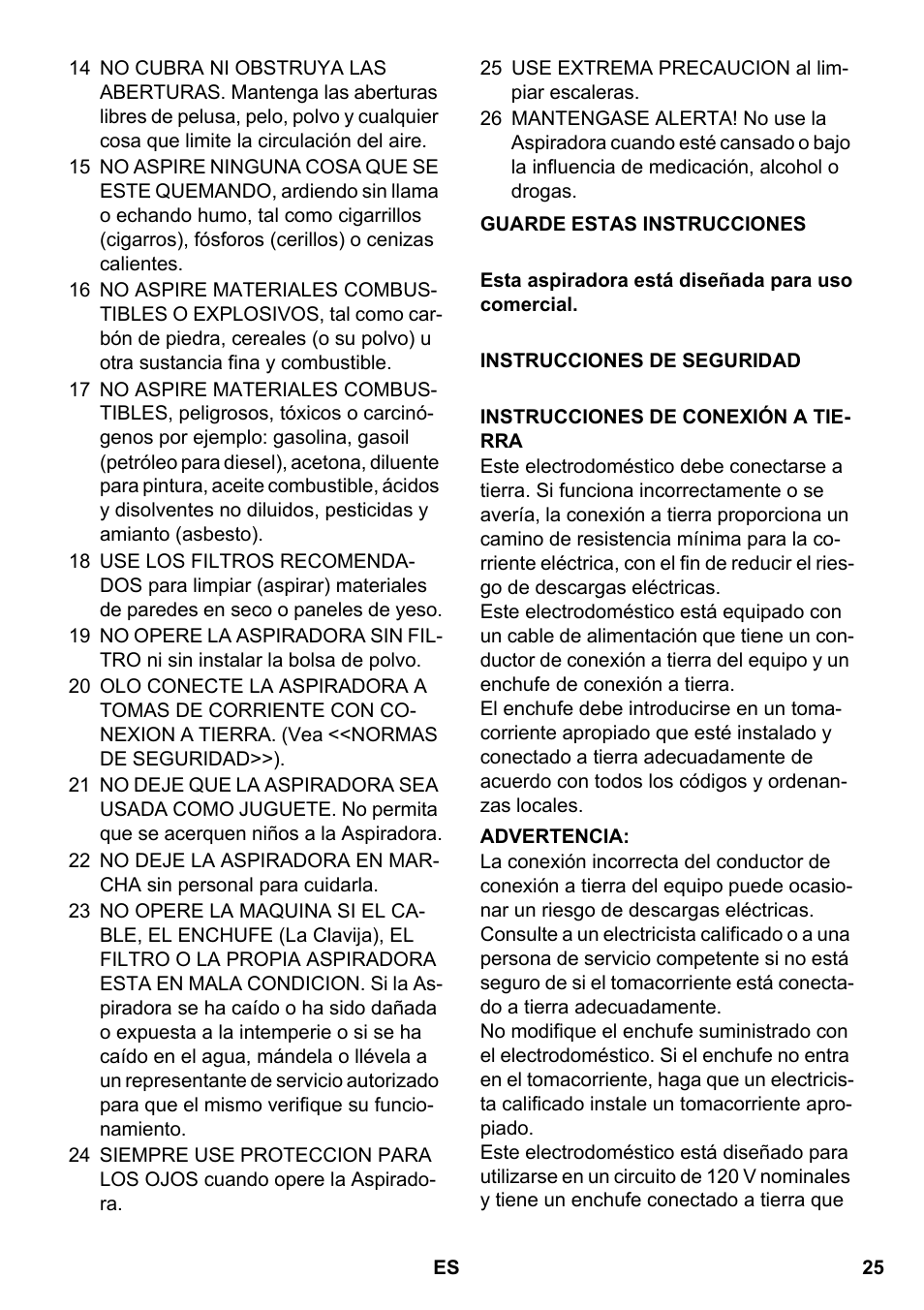 Karcher NT 14-1 Eco Adv User Manual | Page 25 / 40