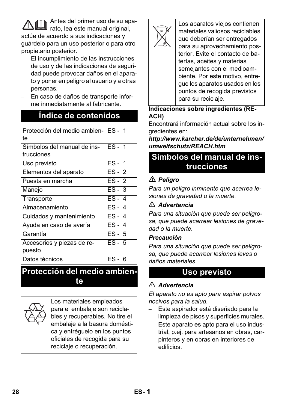 Karcher NT 14-1 Eco Adv User Manual | Page 28 / 40