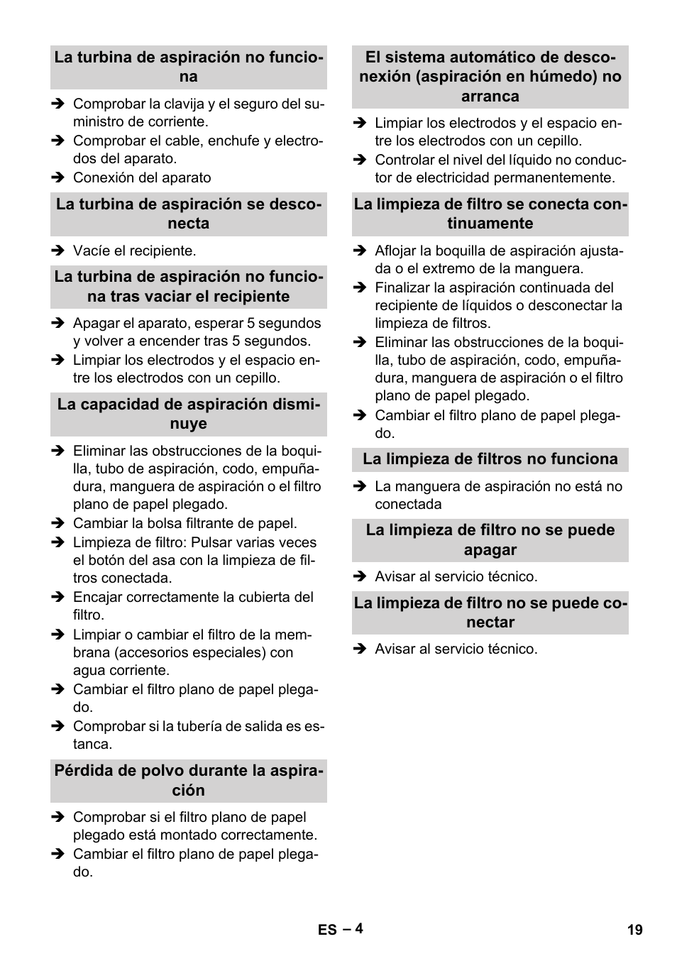 Karcher NT 65-2 Eco User Manual | Page 19 / 28