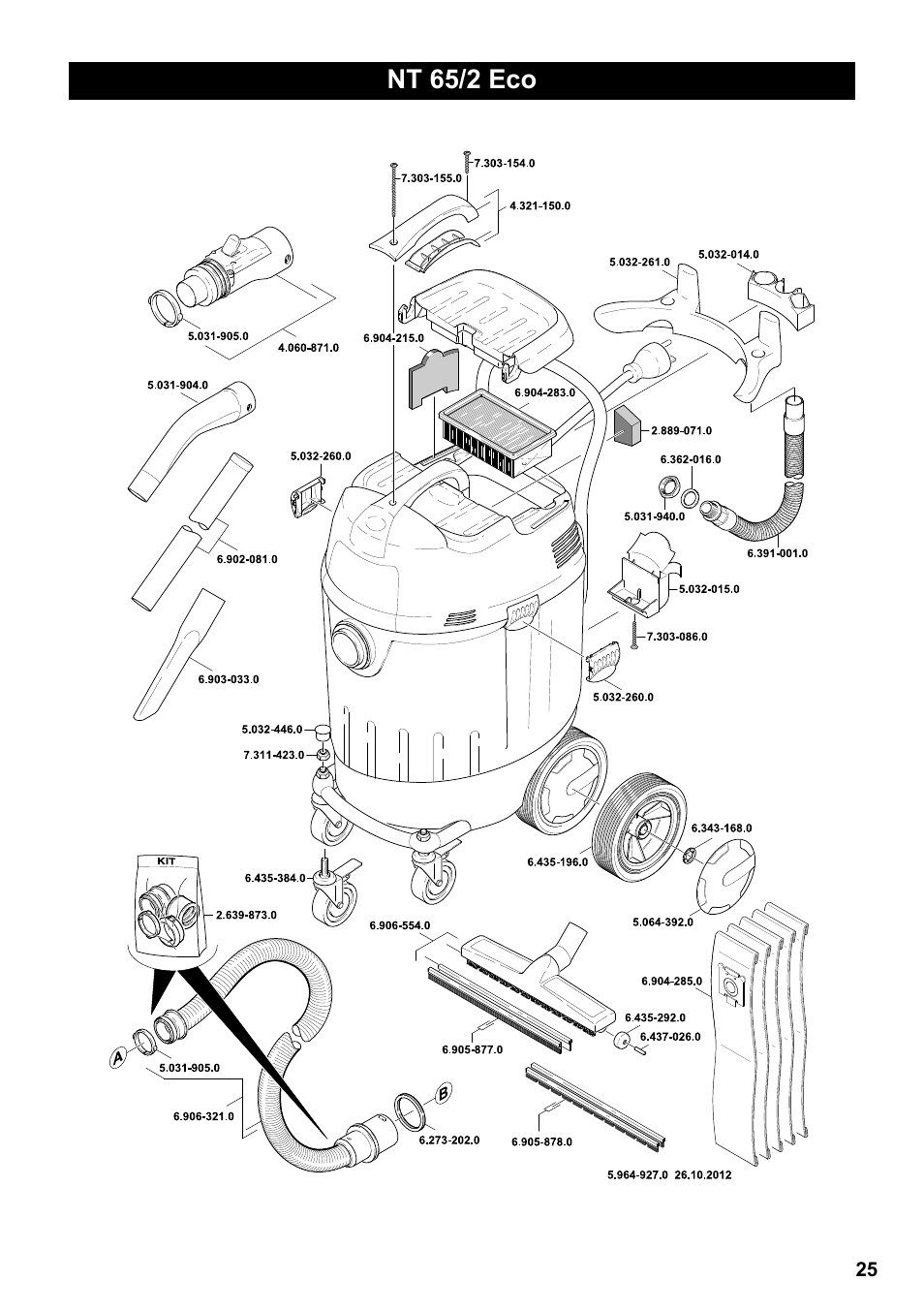 Nt 65/2 eco | Karcher NT 65-2 Eco User Manual | Page 25 / 28