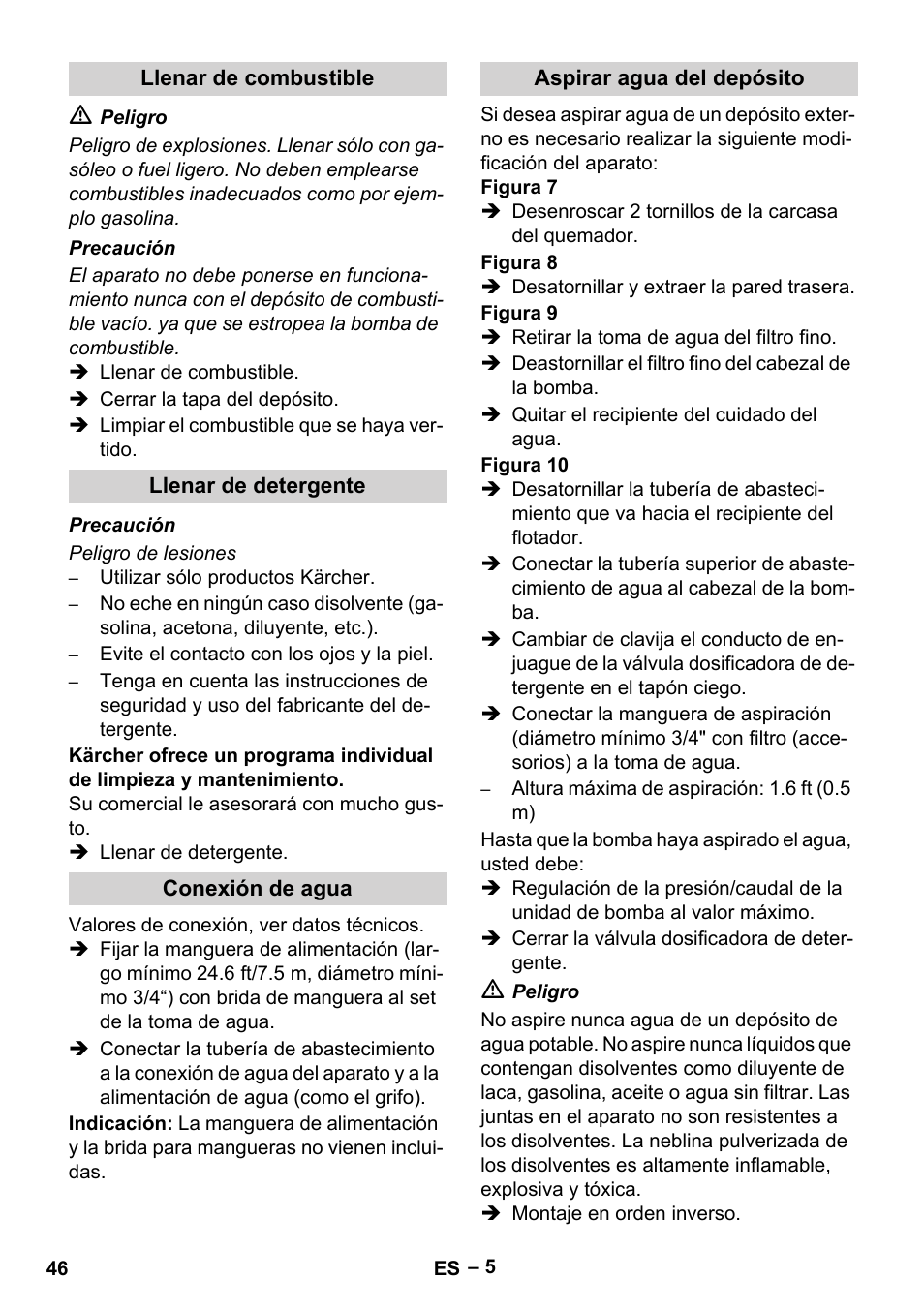 Karcher HDS 3-0-20 C Ea User Manual | Page 46 / 60