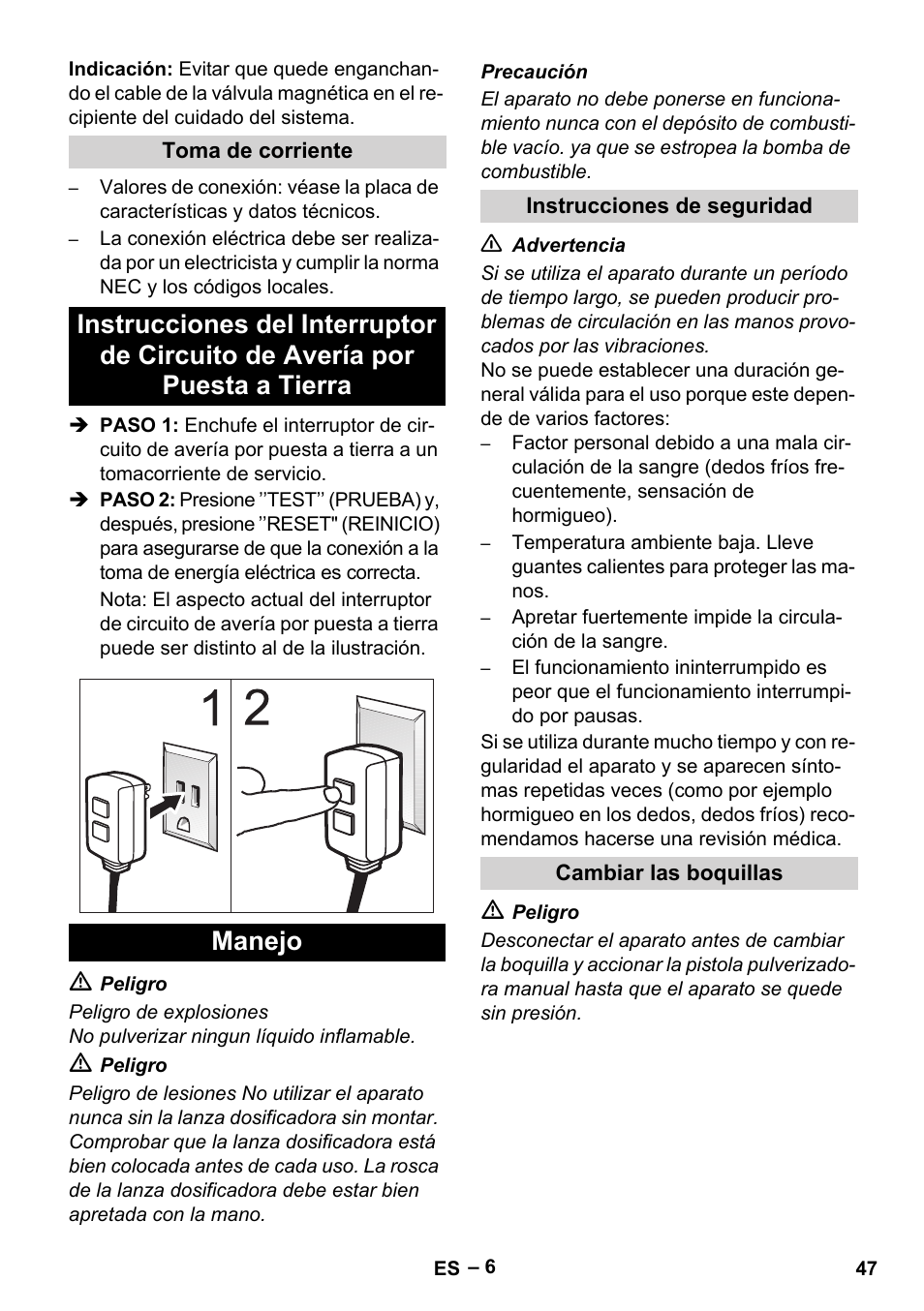 Karcher HDS 3-0-20 C Ea User Manual | Page 47 / 60