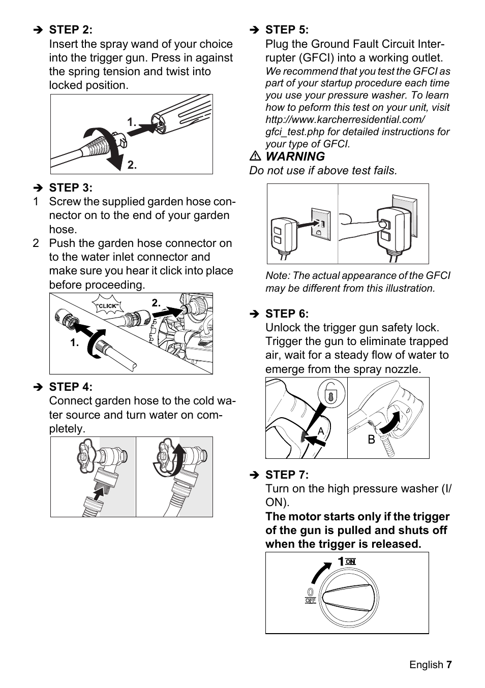 Karcher K 2-425 User Manual | Page 7 / 48