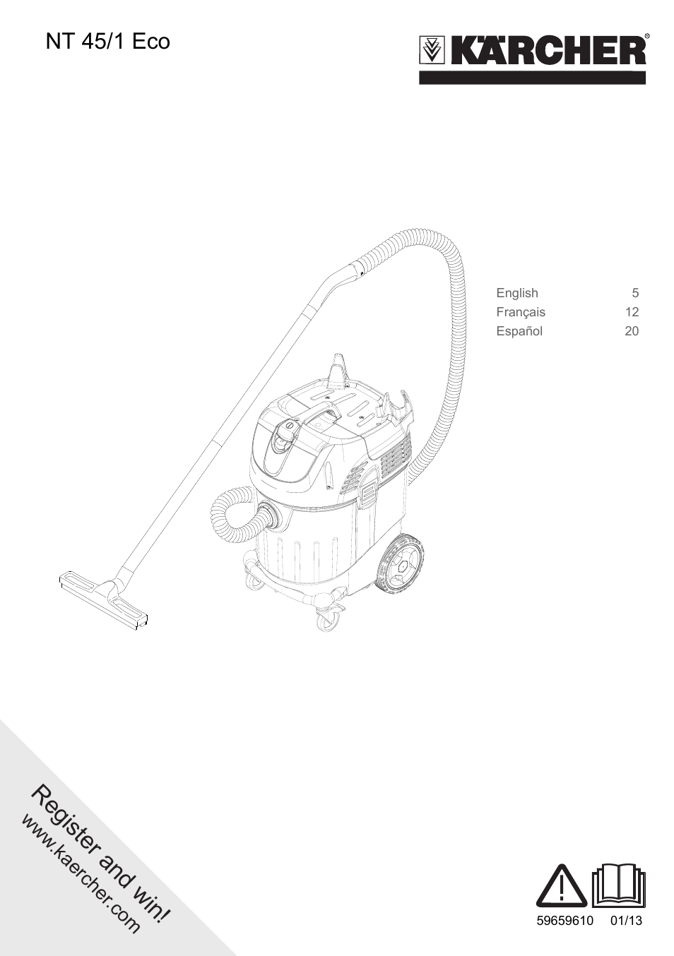 Karcher NT 45-1 Eco CUL User Manual | 32 pages