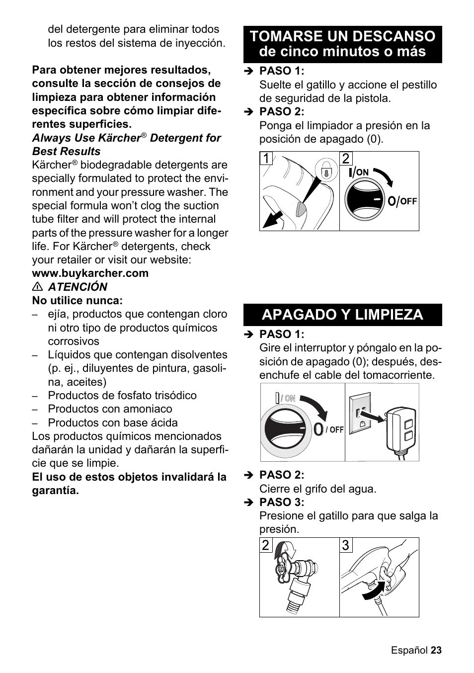 Karcher K 2-20 M Plus User Manual | Page 23 / 48