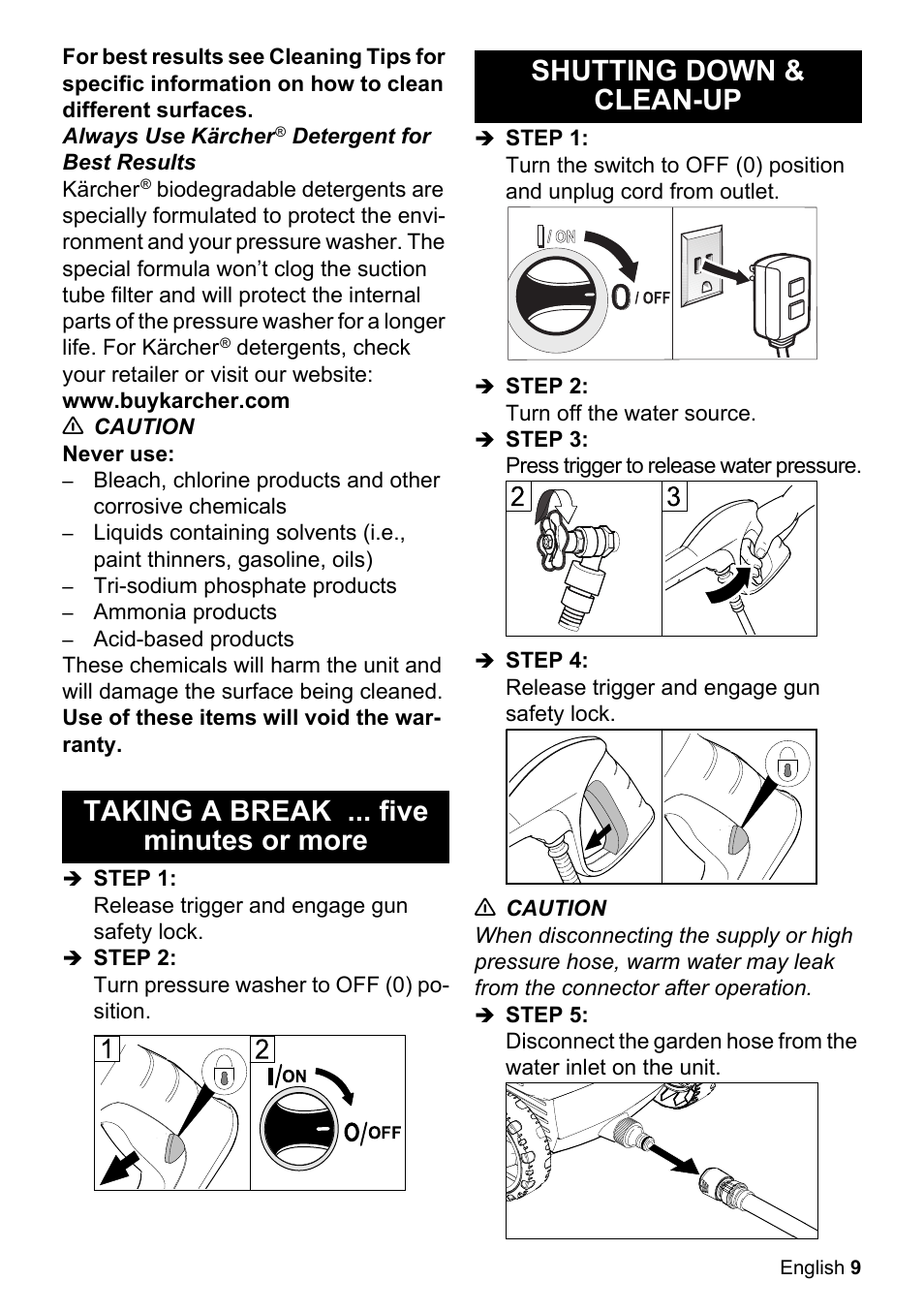 Karcher K 2-20 M Plus User Manual | Page 9 / 48