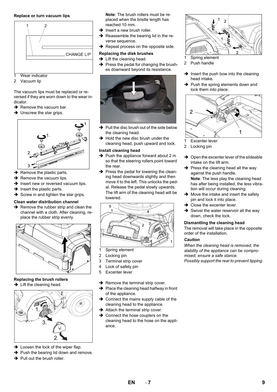 Karcher B 60 W disc User Manual | Page 9 / 16