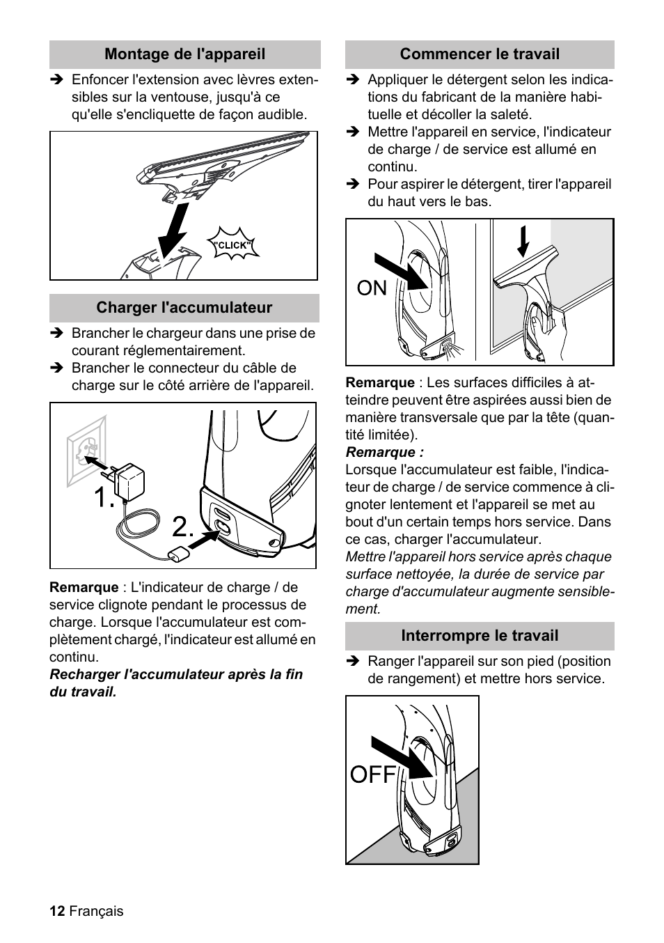 Karcher WV 55 User Manual | Page 12 / 24