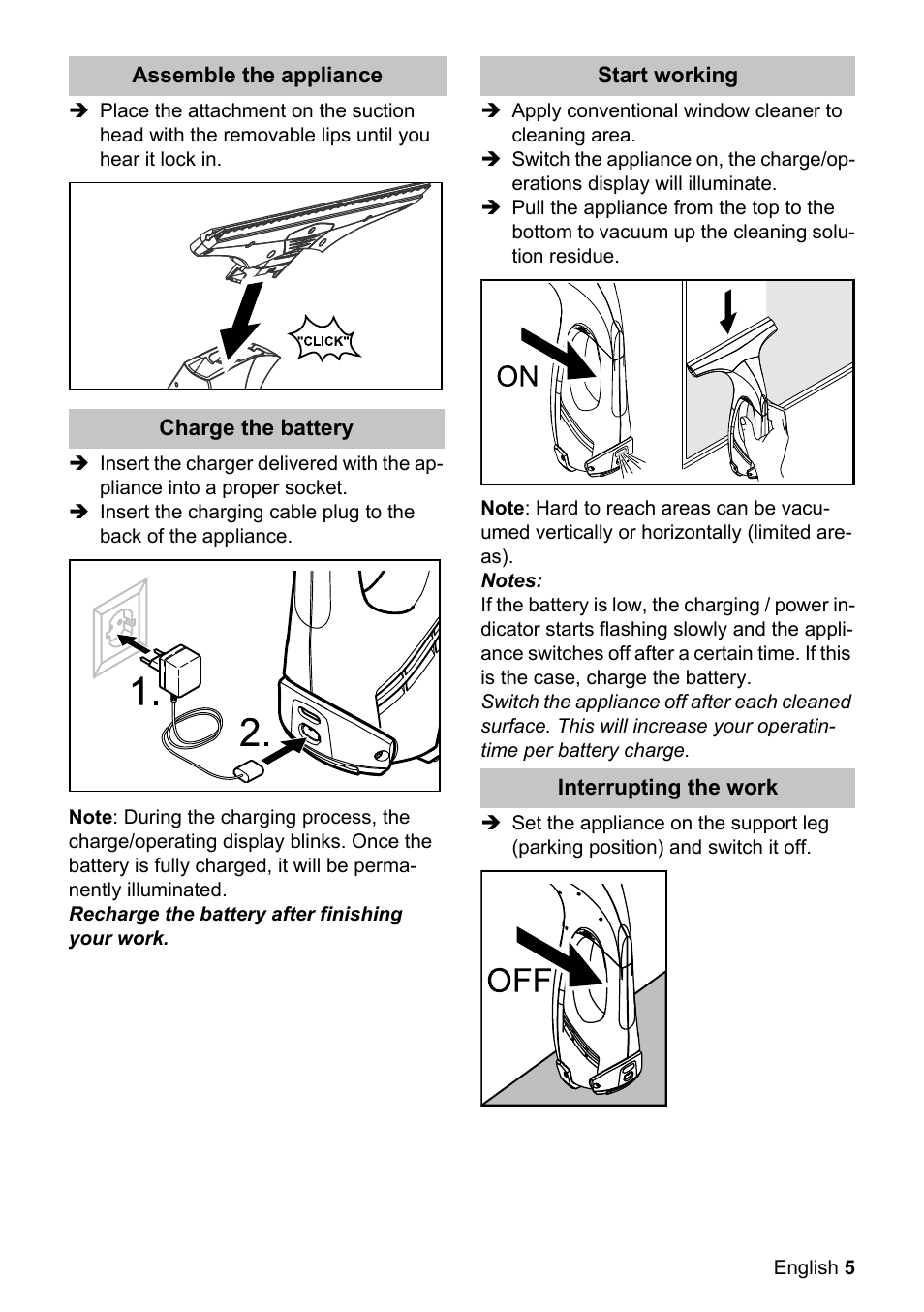 Karcher WV 55 User Manual | Page 5 / 24