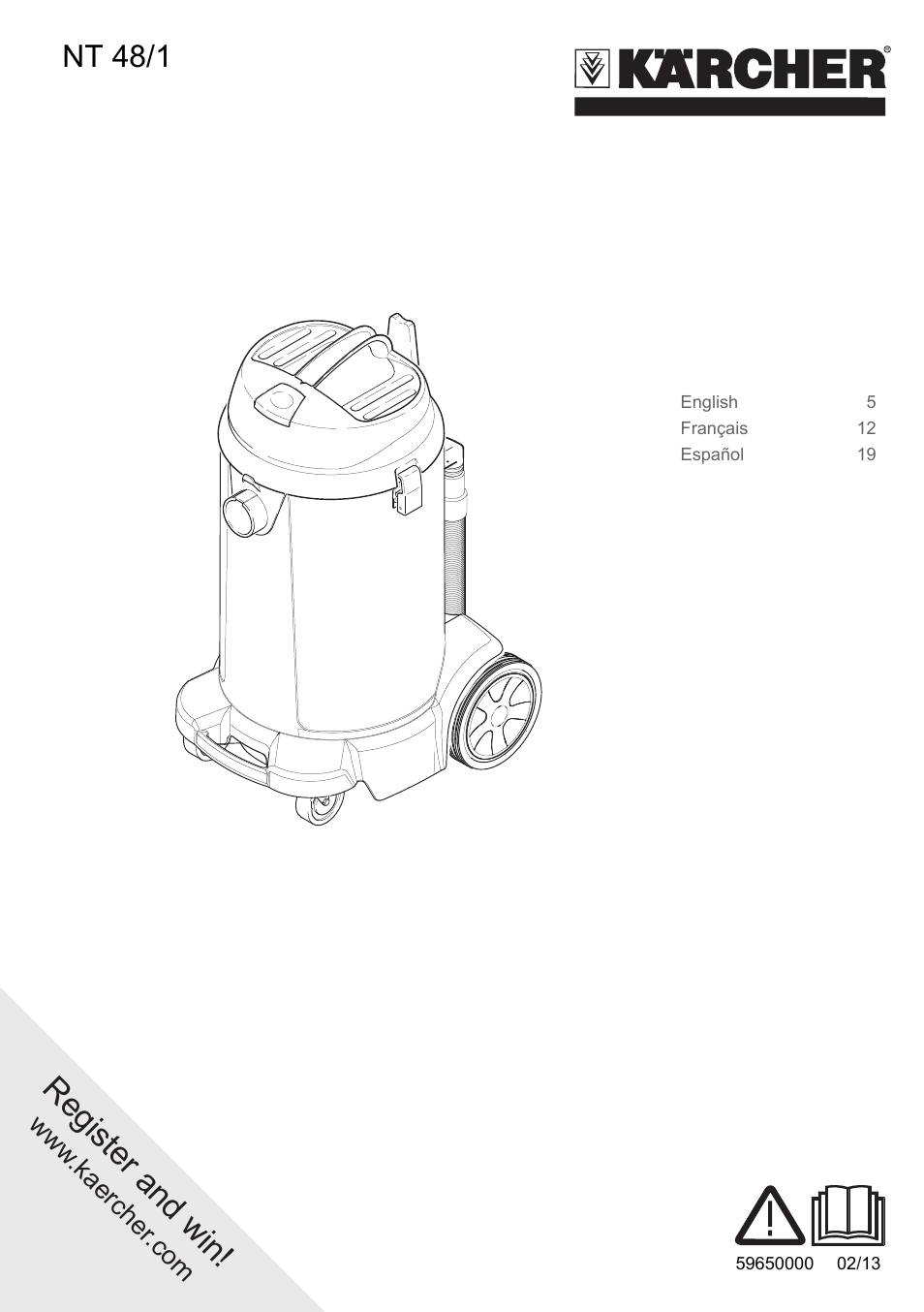 Karcher NT 48-1 Professional User Manual | 28 pages