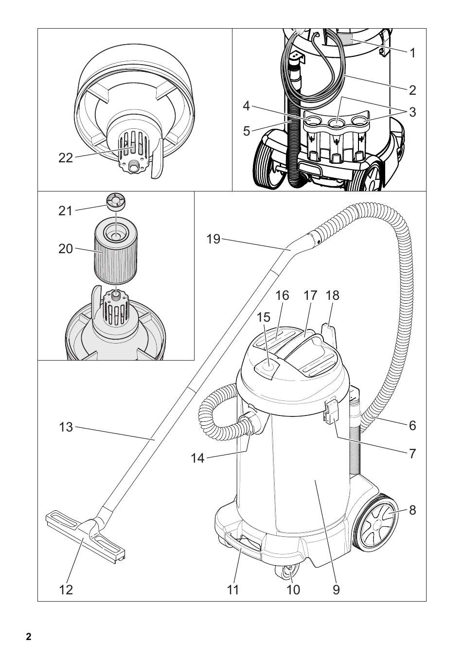 Karcher NT 48-1 Professional User Manual | Page 2 / 28