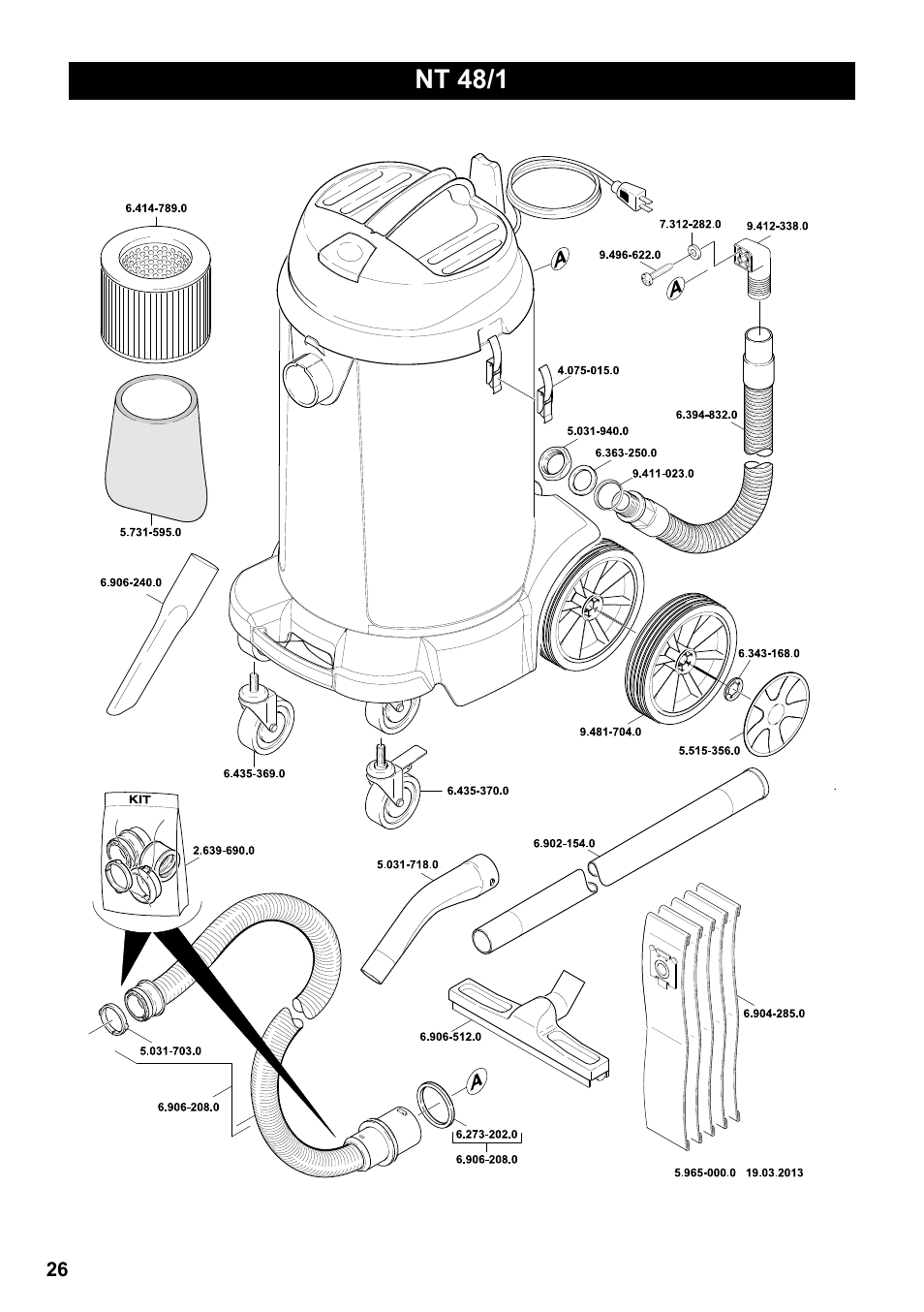 Nt 48/1 | Karcher NT 48-1 Professional User Manual | Page 26 / 28