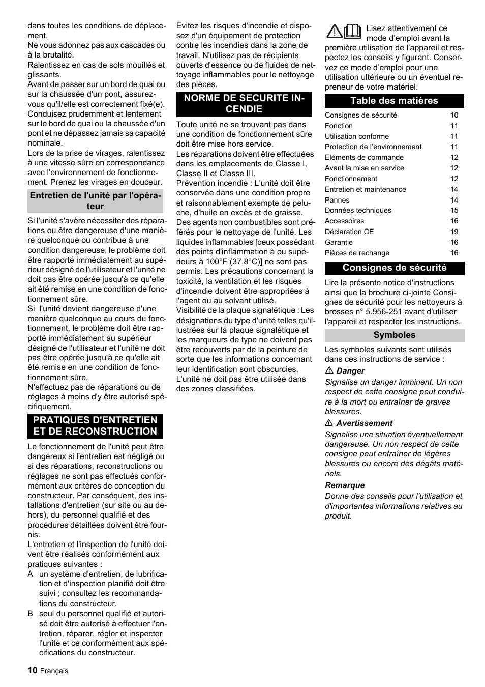 Karcher Scrubber BRS 40-1000 C User Manual | Page 10 / 28