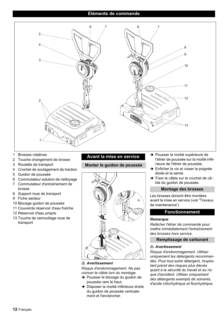 Karcher Scrubber BRS 40-1000 C User Manual | Page 12 / 28