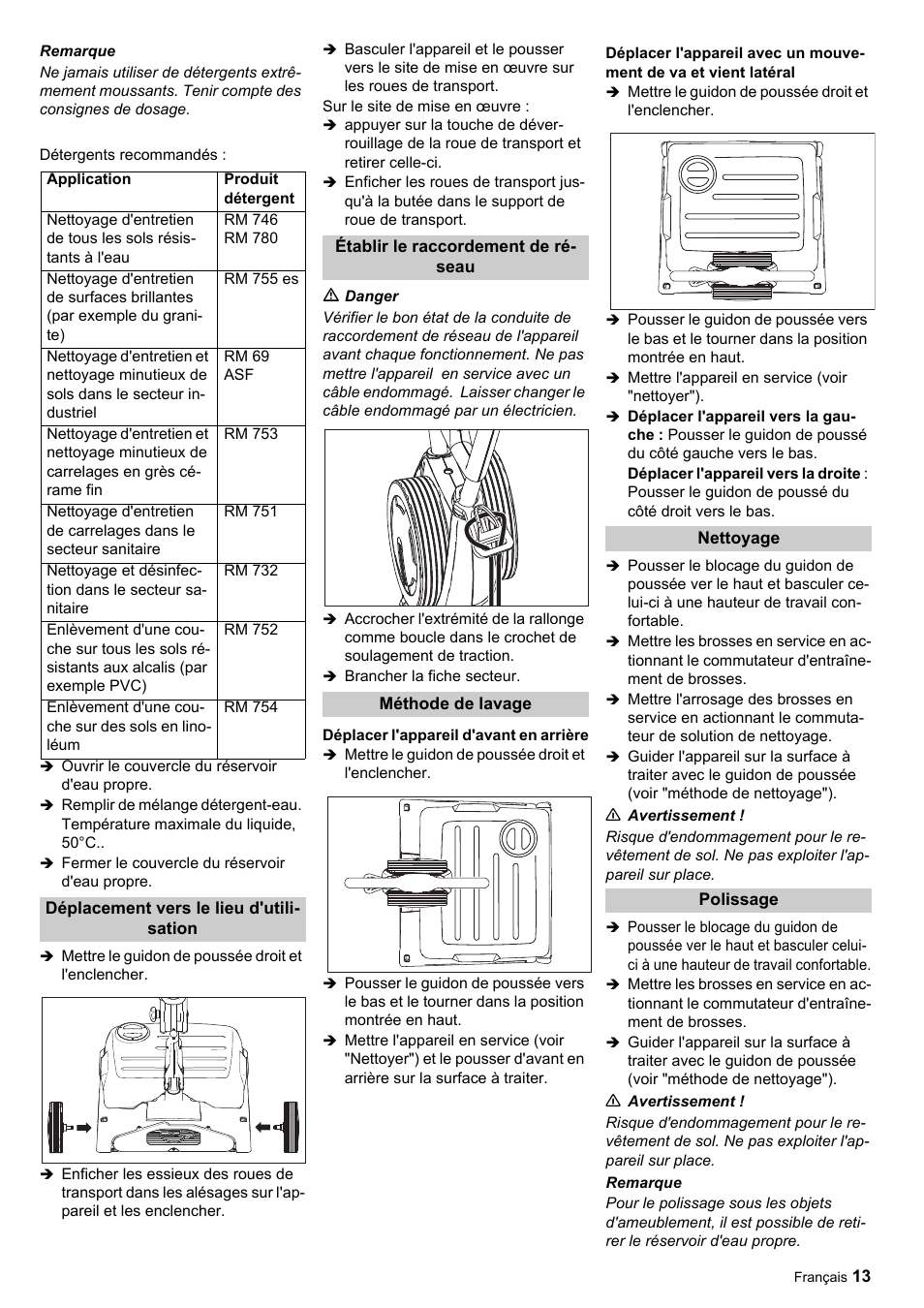Karcher Scrubber BRS 40-1000 C User Manual | Page 13 / 28