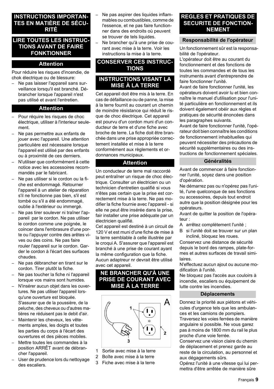 Karcher Scrubber BRS 40-1000 C User Manual | Page 9 / 28