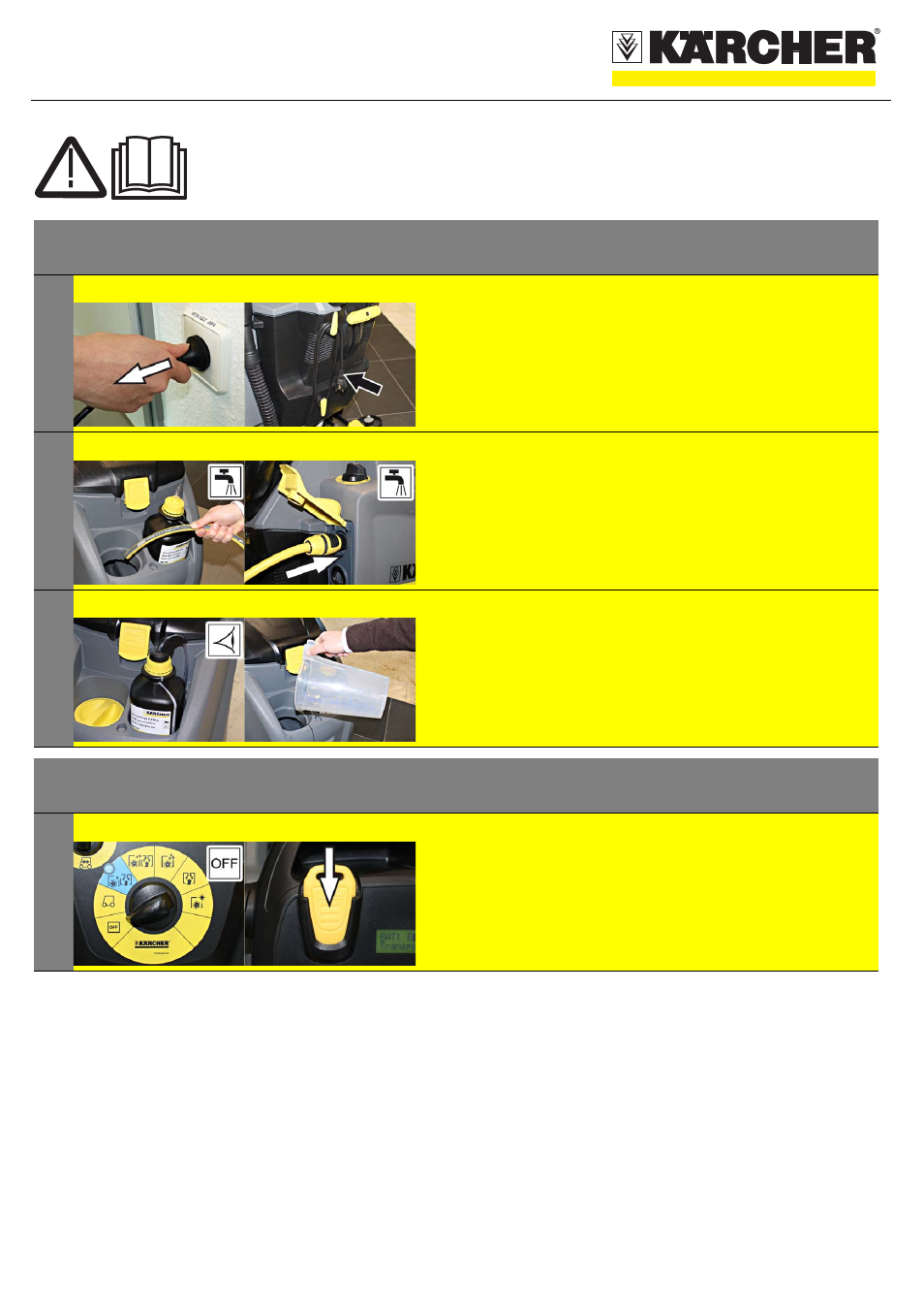 Karcher B 60 W roller User Manual | 6 pages