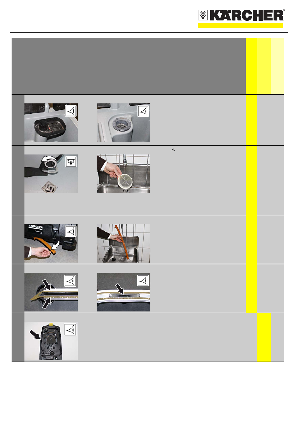 Quickstart, Maintenance and care | Karcher B 60 W roller User Manual | Page 4 / 6
