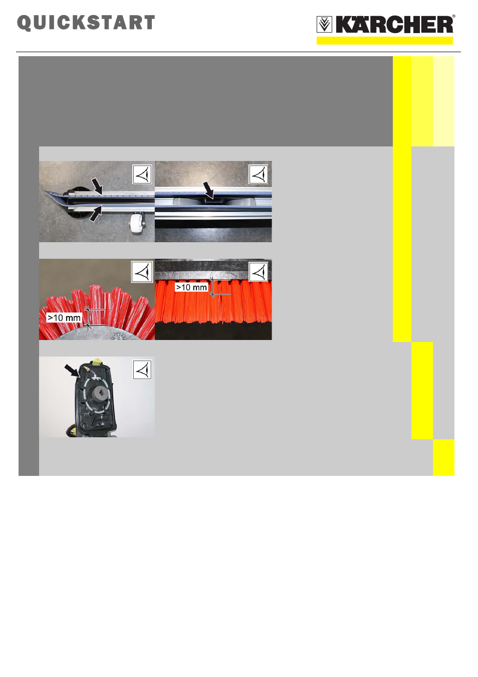 Quickstart, Maintenance and care | Karcher B 40 W DOSE roller User Manual | Page 5 / 5
