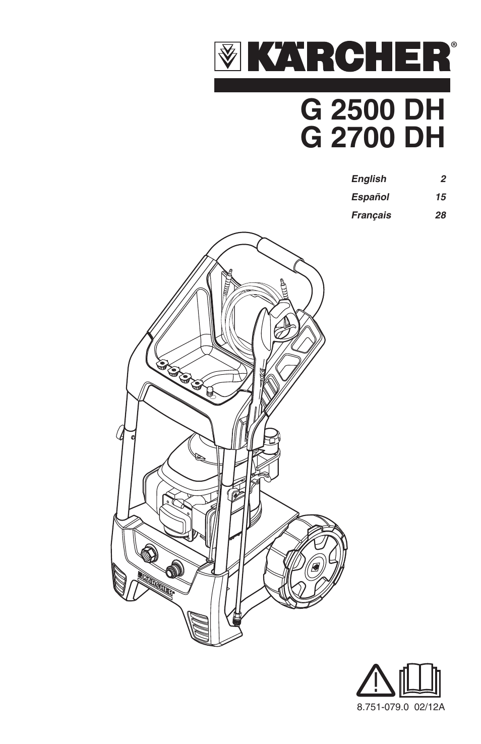 Karcher G 2700 DH User Manual | 44 pages