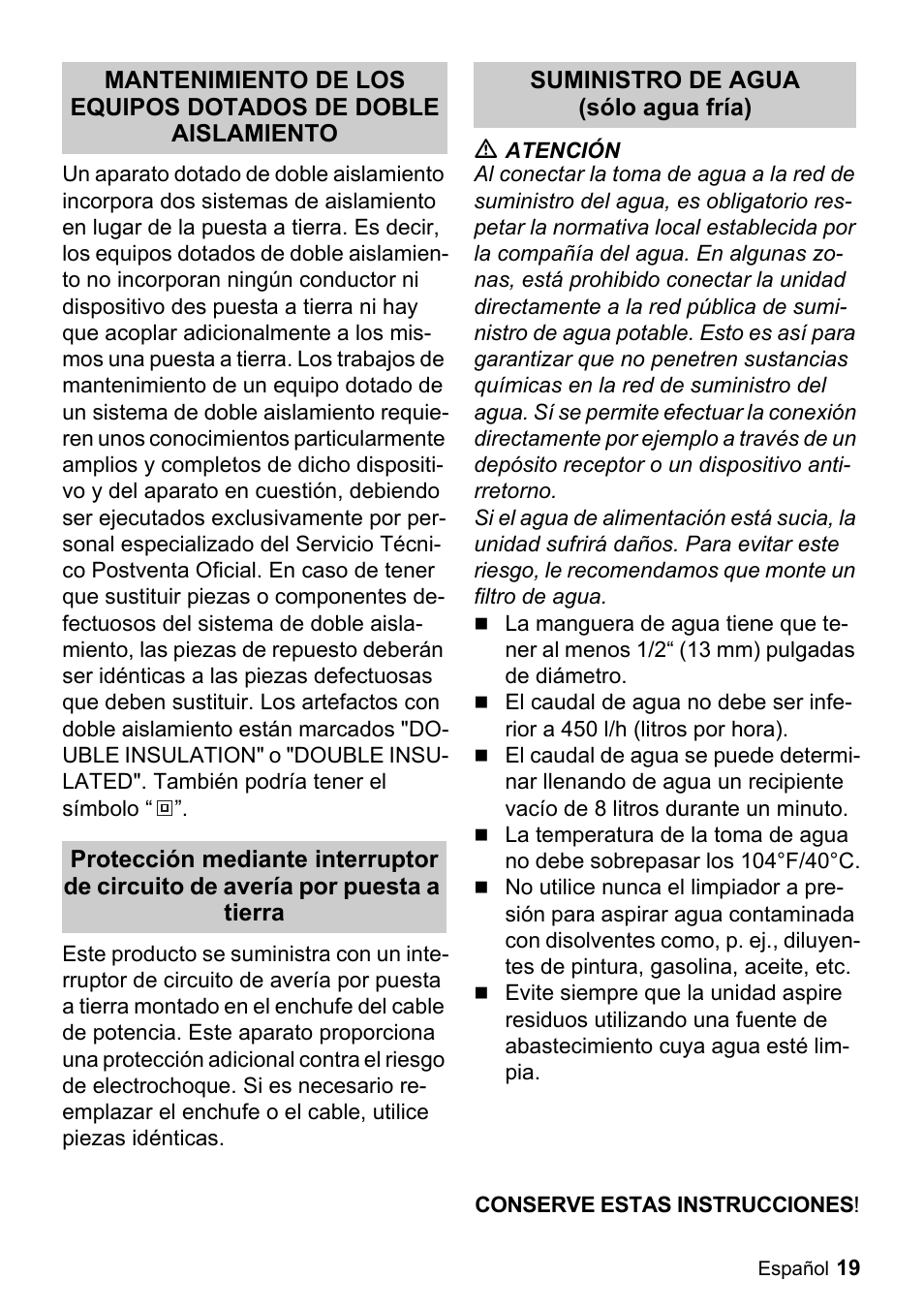 Karcher K 2-29 User Manual | Page 19 / 48
