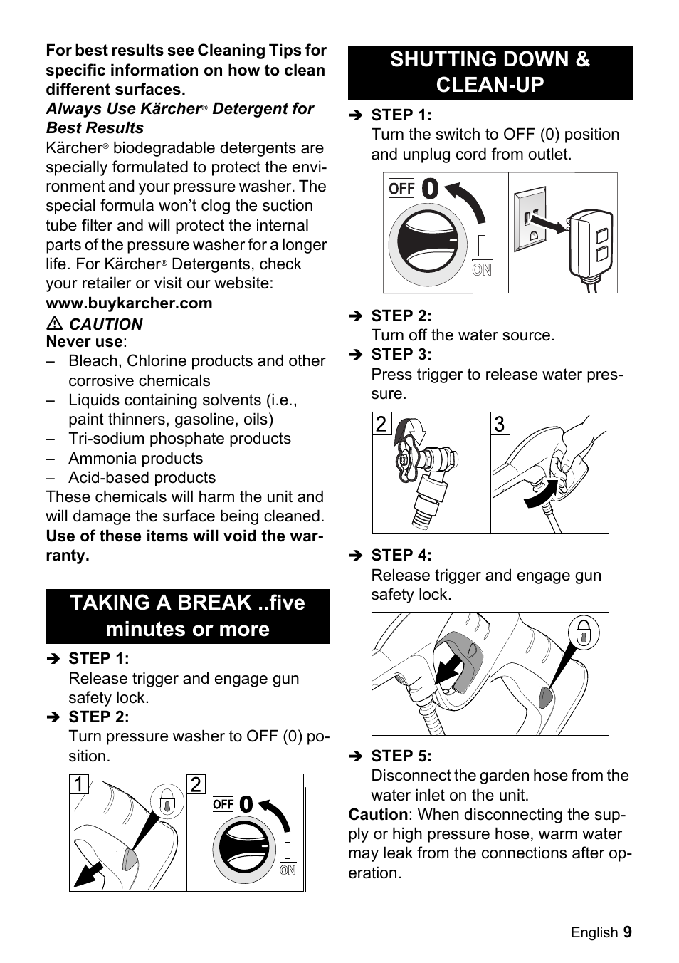 Karcher K 2-29 User Manual | Page 9 / 48