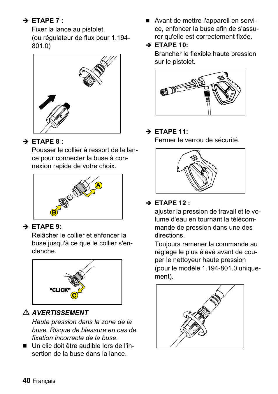 Karcher G 4000 OH servo press User Manual | Page 40 / 50