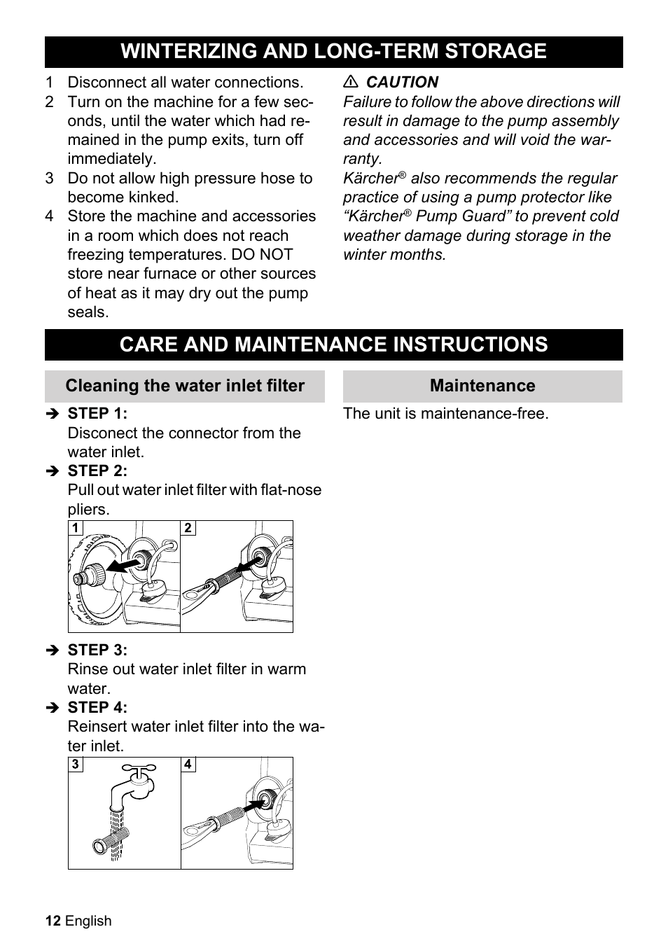 Karcher K 2-360 CCK User Manual | Page 12 / 52