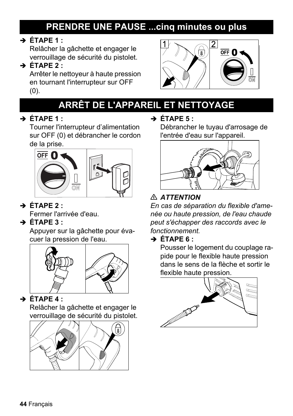Karcher K 2-360 CCK User Manual | Page 44 / 52