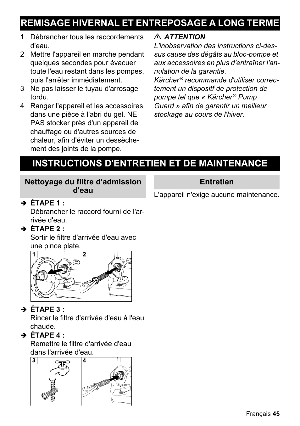Karcher K 2-360 CCK User Manual | Page 45 / 52