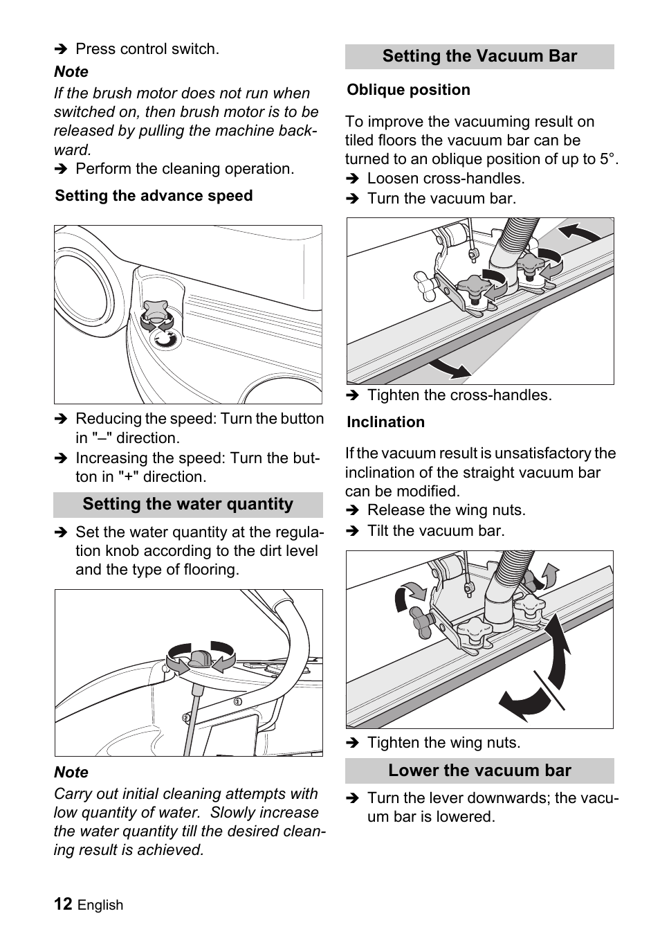 Karcher BD 530 Bp User Manual | Page 12 / 56