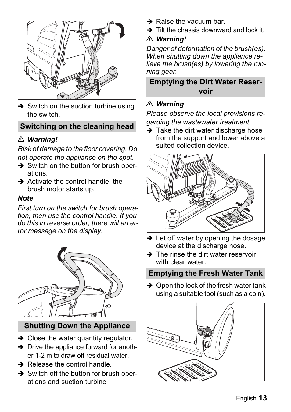 Karcher BD 530 Bp User Manual | Page 13 / 56