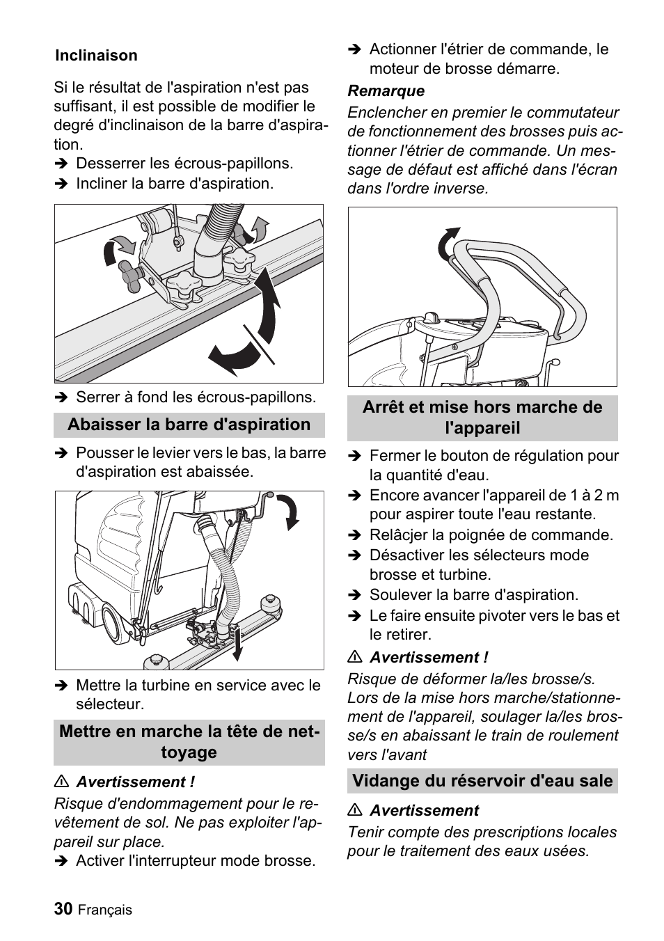 Karcher BD 530 Bp User Manual | Page 30 / 56