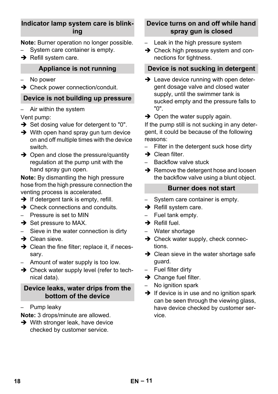 Karcher HDS 4-5-22 -4M Ea User Manual | Page 18 / 60