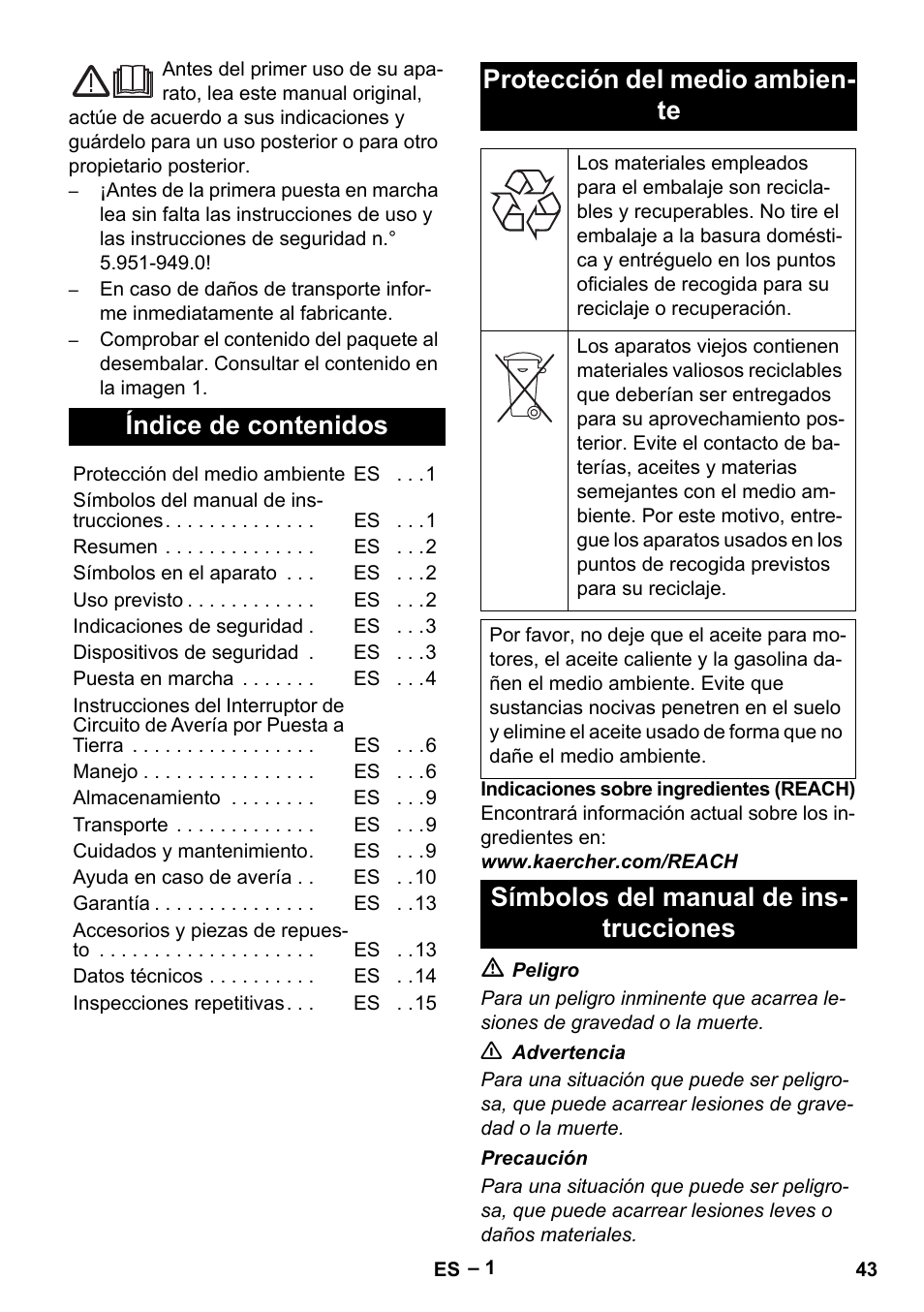 Karcher HDS 4-5-22 -4M Ea User Manual | Page 43 / 60